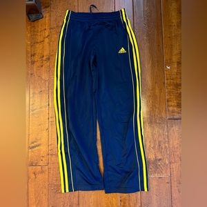 Navy Blue 3 Stripe Adidas Sweatpants